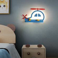 VVS美学灯 现代简约led卡通小象壁灯温馨可爱创意儿童房墙面床头灯具 壁灯28*19cm三色变光