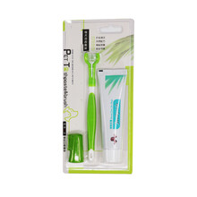 喜帅 宠物用品宠物牙刷套装 狗狗口腔清洁 宠物牙刷指套牙刷牙膏三件套