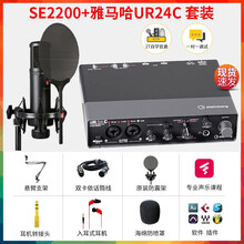 SE  SE2200电容麦克风话筒 手机K歌直播主播声卡套装 专业录音电台配音编曲混音设备 SE2200+雅马哈UR24C
