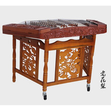 米囹 402扬琴乐器 演奏表演贝雕花梨木扬琴初学考级洋琴 老花梨木雕龙款