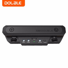 Astraea double民谣木吉他拾音器免开孔X2可打板X0扩音器吉他精灵加震拾音器 X0-时尚黑