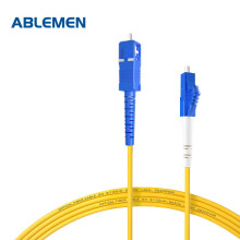 ABLEMEN 光纤跳线LC-SC 15米单模单芯 收发器 交换机光纤线跳线室内线延长线尾纤