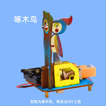 【95元10件】stem科学小实验物理科技手工自小制作diy材料包 啄木鸟