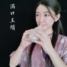 满口埙玉埙十孔树脂埙FG调成人学生自学入门初学古风小乐器 满口玉埙F调+配件