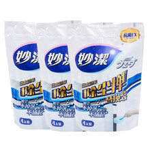 妙洁（MIAOJIE）除尘掸鸡毛掸子加长杆日本原装进口除尘神器掸头替换装 掸头替换装3包【12只装】