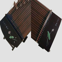 古筝琴初学者入门教学筝便携小古筝迷你演奏级考级古筝 一花一时界长度125到130 全配加凳子