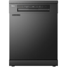 美的RX30洗碗机家用全自动独嵌两用智能家电消毒热风烘干一体 曜石黑