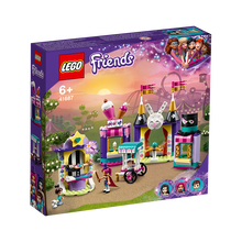 乐高（LEGO)乐高女孩迪士尼好朋友系列艾莎爱丽儿美人鱼公主儿童女孩玩具生日礼物乐高4岁以上拼插积木 41687神奇的游乐场摊位6月新品