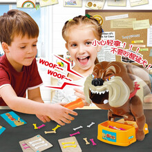 【六一儿童节】鳄鱼咬手指鳄鱼拔牙鳄鱼鲨鱼大嘴巴咬手指儿童海盗桶整蛊聚会玩具 小心恶犬 大号