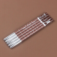 白雪公主唇线笔唇笔勾画保湿防水持久不脱色易上色 6#浅咖色(5支装)