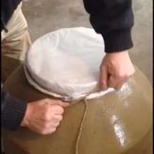 酒坛密封材料全套封口纸胶布麻绳一整套66*133尺寸大口径酒坛封口 宣纸66*133胶布75*66粗麻绳2米