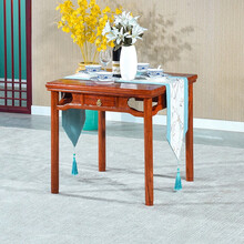 苏汀小镇红木家具非洲花梨（学名：刺猬紫檀）餐桌椅组合实木中式四方桌八仙桌仿古正方形饭桌休闲桌棋牌桌O 方桌：长78*宽78*高76cm