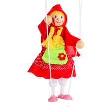 提线木偶鸵鸟 拉线玩具 好玩搞笑 手工制作 木偶创意新奇特MYFS 小红帽提线木偶