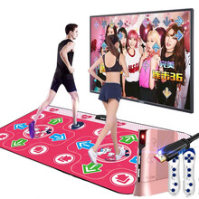 舞霸王 瑜伽跳舞毯HDMI高清30MM加厚双人单人电视电脑投影仪用双人运动体感游戏儿童家用跳舞机 米奇红（HDMI高清30MM）+2个手柄+体感游戏