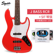 Fender芬达Squier电贝斯Affinity Jazz PJ bass爵士初学者电贝司 AFFINITY J红+【SIT贝斯琴弦】