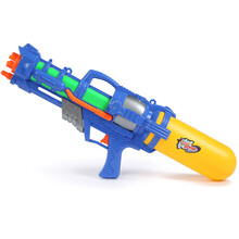 爸爸妈妈儿童水枪玩具水枪戏水玩具呲水枪 夏天户外沙滩戏水51厘米大号抽拉式喷水枪儿童玩具 蓝色