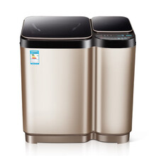 志高子母洗衣机全自动11kg家用大容量波轮双桶全自动免清洗宝宝婴儿内衣袜子分区洗小桶3公斤大桶8公斤 11kg子母机纯铜杀菌风干高端+升级款