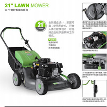 绿之芊  嘉陵本田21寸钢底盘手推割草机/3档自走草坪机/草坪整平机 21寸钢底盘3档自走