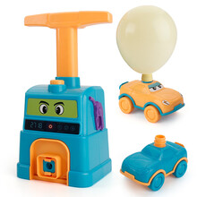 澄可 儿童玩具车空气动力气球车吹气球玩具男孩减压动力车科学实验益智玩具生日礼物抖音同款 空气动力车 蓝色