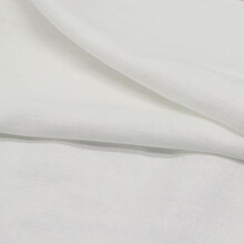 仿棉麻布料砂洗复古民族风苎麻布料春夏季小西装裤子仿棉麻服装面料 本白色 【1米价】