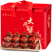 【活蟹】苏蟹之王 大闸蟹 生鲜鲜活六月黄螃蟹现货礼盒 公2.8-3.1两/母2.3-2.6两 4对8只