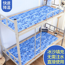 冰垫夏季汽车用品坐垫水垫 汽车坐垫座垫笔记本降温夏天凉垫丝冰沙发垫办公室椅床垫宠物垫 冰床垫-雪花(50*150)