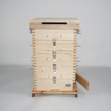 七六牧业蜜蜂土养箱中蜂格子箱高质量蜜蜂箱养蜂工具内径27.5厘米快递 六层煮腊