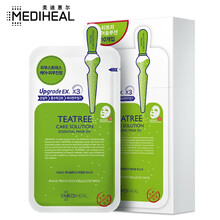 美迪惠尔MEDIHEAL可莱丝NMF针剂水库面膜进口补水保湿男女可用 新茶树面膜10片装