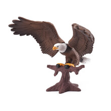 TOMY多美卡安利亚动物模型仿真野生动物世界儿童玩具老虎狮子长颈鹿河马关节可动 老鹰 AS-05