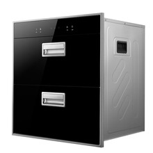 万田（wanti） 消毒柜嵌入式镶嵌式家用厨房碗筷柜高温触摸小型紫外线消毒碗柜保洁柜 标准款双抽C10 包安装