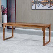 寻古红木家具非洲鸡翅木（学名：非洲崖豆木）茶桌椅组合实木新中式多功能干泡茶台茶几茶艺桌会议桌休闲桌O 单桌：长128*宽62*高78cm