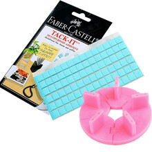 美甲练习架莲花底座甲托新手练习工具固定粘甲片黏土橡皮泥 弯型练习架3个+黏土