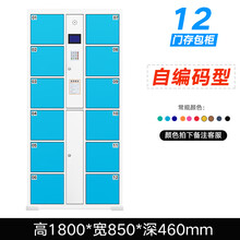 豫南星 超市电子存包柜商场人脸识别智能寄存柜手机充电存放柜微信储物柜 12门密码柜