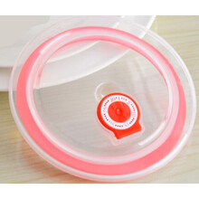 食品真空保鲜盖  食品级保鲜盖密封盖子真空盖保鲜碗盖硅胶微波炉防油盖PP材质QS 5型号(适合碗内径11.8-12.3cm)