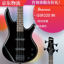 IBANEZ 依班娜电贝司四弦电贝斯4弦初学者贝司入门贝斯bass  GSR200   320 GSR320 BK黑色