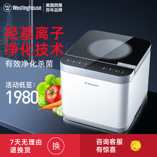 西屋（Westinghouse）家用多功能果蔬解毒机净化机水果蔬菜羟基水离子杀菌消毒WGS-1301