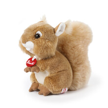 意大利TRUDI 萌趣小可爱仿真松鼠公仔毛绒玩具儿童生日礼物娃娃送女友 14*17cm 50085