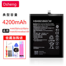 Dsheng华为nova 6se电池大容量NOVA 六se/p30plus/mate30/v30电板 华为nova 6se电池+工具+教程