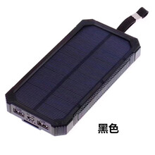 IRONGEER快充太阳能充电宝1000000超大容量便携华为苹果手机通用20000毫安 快充黑100万【进口电芯】 五年换新+礼品