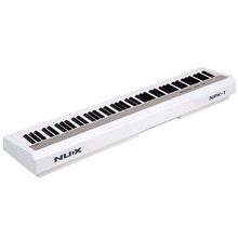 NUX NPK-1电子钢琴便携式钢琴家用初学者电钢琴88键重锤专用 【主机+X型架】白色