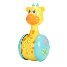 不倒翁玩具 抖音同款1-6周岁宝宝玩具女不倒翁会唱歌说话儿童惯性滑行小汽车 会唱歌的小黄牛