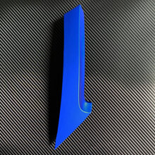 智茵 凯美瑞6代扶手贴膜 六代拉手保护膜 内饰碳纤维改色膜 车门拉手贴 冰膜蓝色（一套四门）