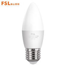 FSL佛山照明LED灯泡水晶灯尖泡吊灯壁灯5.5W黄光E27晶亮（量大定制）