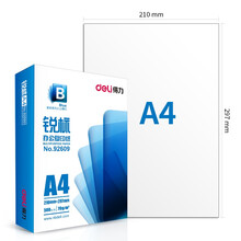 【单包】得力(deli) A4/a4/A3/a3/A5复印纸打印纸 办公用品双面复印 A4蓝标70g单包/500张