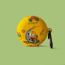 韵宁 华为Freebuds4保护套可爱卡通软壳华为四代无线蓝牙耳机保护壳创意ins防摔Kaws潮牌 华为freebuds 4【黄底辛普森】水贴软壳