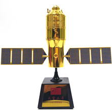 模型天宫2号空间站神舟11飞船航天卫星合金模型摆件 1:80【天宫二号】方底