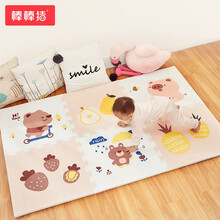 棒棒猪(BabyBBZ) 宝宝拼接爬行垫 客厅家用地垫 婴儿童加厚防滑爬爬垫2CM 58cm*58cm/6片装 WTPJ-839
