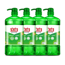 立白洗洁精 茶籽味 洗涤灵 洗涤剂 洗碗液 洗涤精小瓶 果蔬清洗剂 洗碗精 洗碗机洗涤剂 茶籽洗洁精 4瓶*1kg+强力油污净+喷嘴