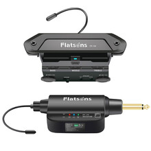 Flatsons/弗兰格 FP-01W原声吉他拾音器开孔可打板 民谣木吉他主动拾音器无线拾音器
