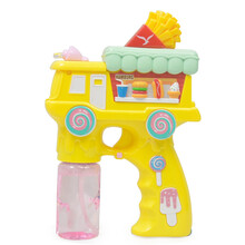 吹泡泡机抖音网红泡泡水液枪器戏水玩具儿童生日礼物 汉堡款-黄色泡泡枪